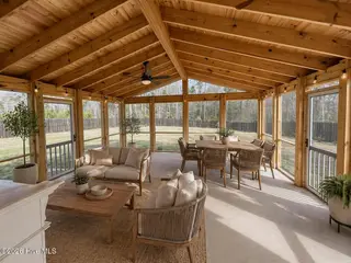 424 Poppleton Drive, Hampstead, NC 28443 – photo 14: Virtual stage porch Poppleton