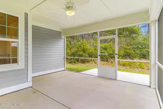 222 Windswept Lane, Beaufort, NC 28516 – photo 10: Screened in Porch with Nature Views