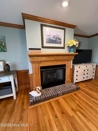 105 Franklin Court, Cedar Point, NC 28584 – photo 17: 14a Fireplace with custom woodwork