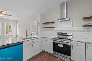 151 Creek Bend Drive, Vass, NC 28394 – photo 23: Kitchen w/Vent Hood