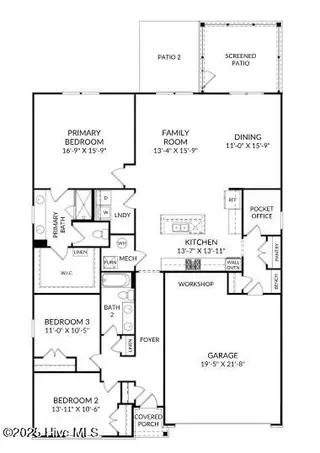 4139 Balboa Avenue, Leland, NC 28451 – photo 2: Floor plan
