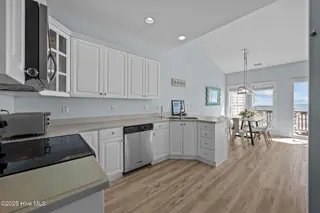 3936 Island Drive, North Topsail Beach, NC 28460 – photo 7: 3936 Island Drive kitchen to ocean