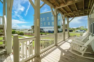 2905 Pointe West Drive B1 Pier Pointe, Emerald Isle, NC 28594 – photo 9: Covered porch off living area