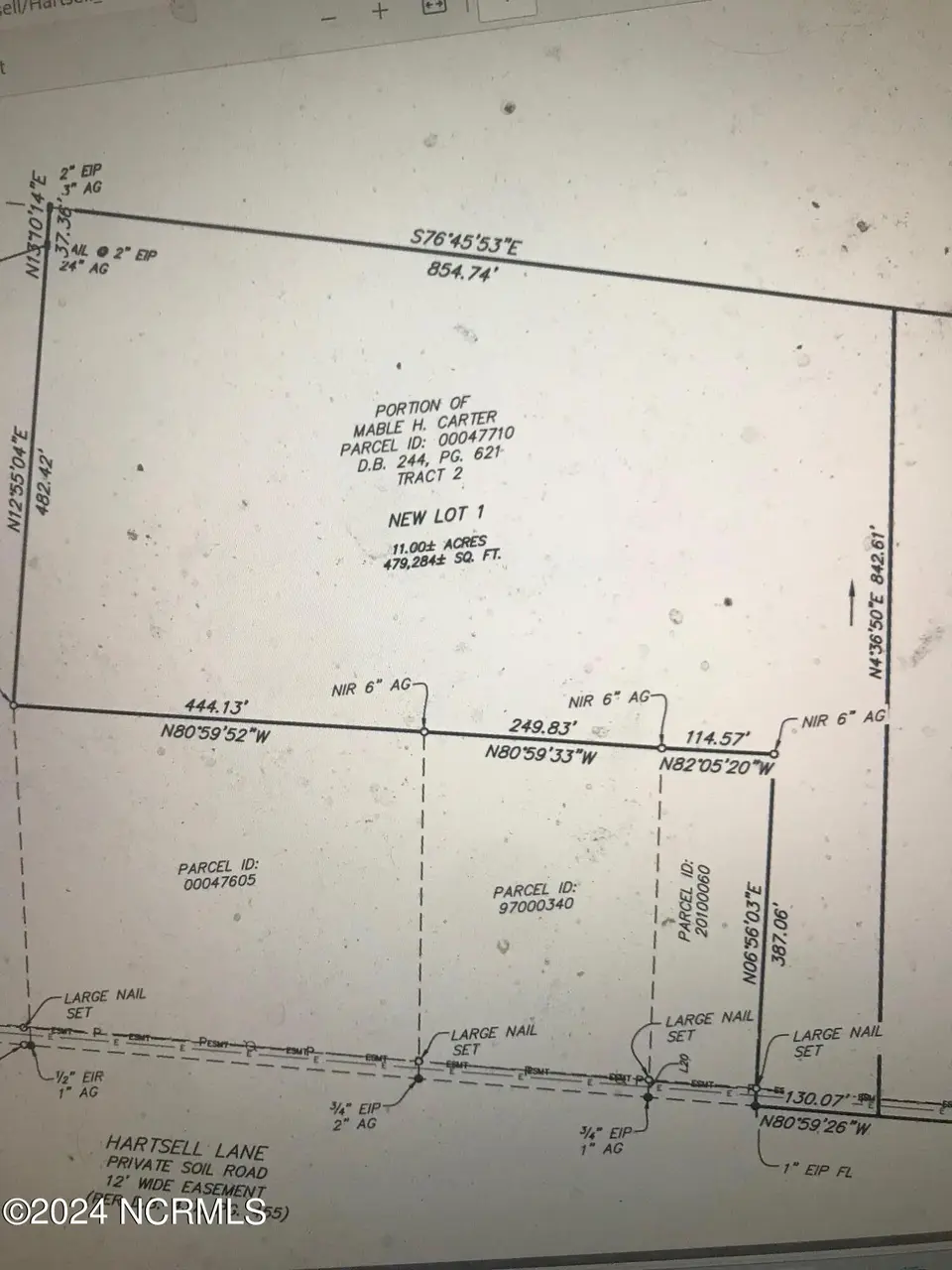 Lot 1 Hartsell Lane, Jackson Springs, NC 27281 – photo 1 of 3: lot 1