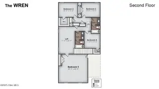 1130 Sandy Heights Loop Lot 71, Navassa, NC 28451 – photo 3: Wren Floorplan New DRHE_Second Floor 5BR