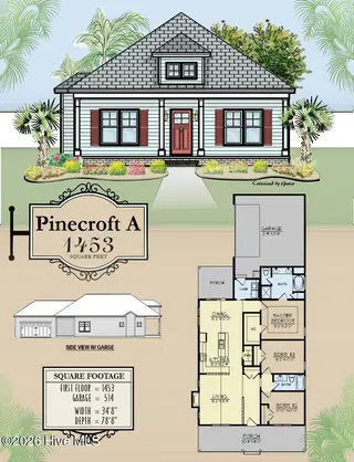 110 Mason Street, Princeton, NC 27569 – photo 2: Pinecroft A-ElvnFlr