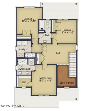 612 Chambers Drive, Southern Pines, NC 28387 – photo 3: Second Floor Cutsheet