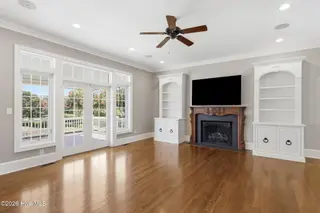 5213 Driftwood Lane, Morehead City, NC 28557 – photo 12: Family Room with Fireplace