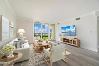 2305 W Fort Macon Road 309, Atlantic Beach, NC 28512 – photo 4: Great room View (Virtually staged)