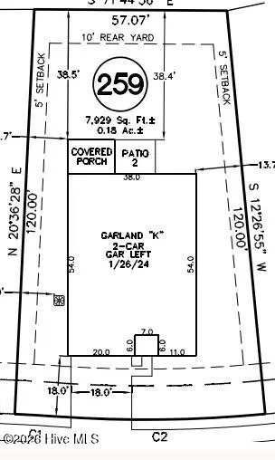 7461 Linda Vista Lane 259, Leland, NC 28451 – photo 4: Plat Map