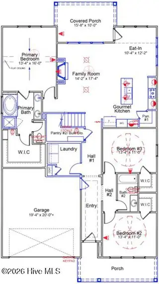9246 Salty Breeze Place, Leland, NC 28451 — 3-bedroom home in Grand Park, Leland, NC, photo 2 of 22: 303 1st floor