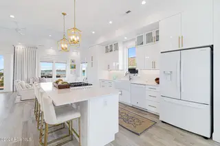 109 Coral Bay Court, Atlantic Beach, NC 28512 – photo 4: Kitchen with Island Seating