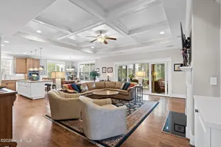 2585 Parkridge Drive, Southport, NC 28461 — 4-bedroom home in St James, Southport, NC, photo 11 of 77: Coffered Ceiling Design
