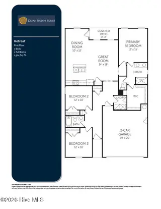 609 S Squires Run Lane, Richlands, NC 28574 – photo 3: Floor Plan