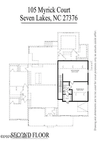 105 Myrick Court, Seven Lakes, NC 27376 – photo 4: 105 Myrick Ct 2nd Floor Plan