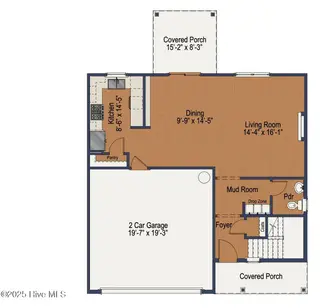 385 Moss Pink Drive, Vass, NC 28394 – photo 7: Lyon First Floor - Enlarged Kitchen