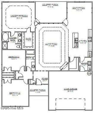 4023 Bluewater Boulevard, New Bern, NC 28562 – photo 3: Floor Plan
