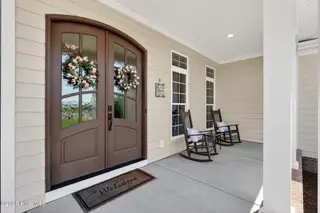 6307 Crossmoor Drive, Wilson, NC 27896 — 4-bedroom home in SouthPointe, Wilson, NC, photo 3 of 55: Front Door