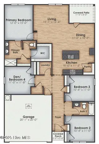 1093 Billfish Trl Se Lot 63, Winnabow, NC 28479 – photo 2: Cali Floorplan