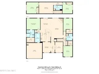 931 Needlerush Road, Sneads Ferry, NC 28460 — 5-bedroom home in The Preserve at Tidewater, Sneads Ferry, NC, photo 4 of 68: Floor Plan