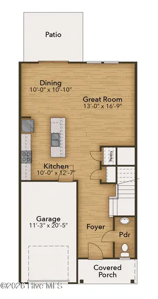 7146 Copacabana Drive, Leland, NC 28479 — 3-bedroom townhome in Riverwalk Pointe, Leland, NC, photo 2 of 3