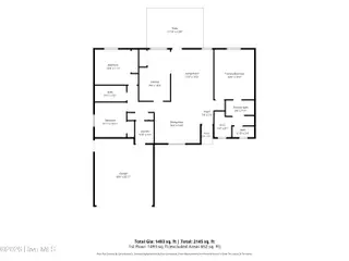 113 Rolling Meadow Drive, Richlands, NC 28574 — 3-bedroom home in Rolling Meadows, Richlands, NC, photo 7 of 46: Schematic Floor Plan (1)