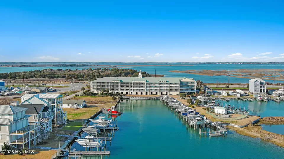212 Old Causeway Road 107 & B13 Slip, Beaufort, NC 28516 — 3-bedroom condo in Morgan Creek Landing, Beaufort, NC, photo 1 of 49: Morgan Creek Landings 107