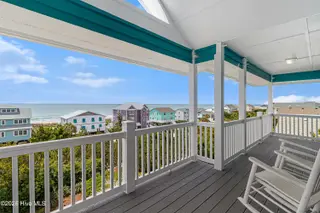 6612 Ocean Drive, Emerald Isle, NC 28594 – photo 16: Covered deck off of primary suite