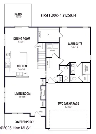 129 Cinnabar Street, Clayton, NC 27520 – photo 16: First Floor