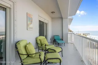 1550 Salter Path Road 102, Indian Beach, NC 28512 – photo 13: Back Balcony with Sound Views