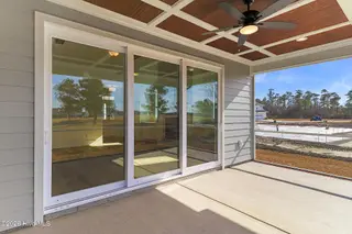 119 Windswept Lane, Beaufort, NC 28516 – photo 22: Screened Porch Overlooking Golf Course