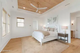 216 Radio Island Road, Morehead City, NC 28557 — 4-bedroom home in Tide Lines, Morehead City, NC, photo 19 of 56: rimary Bedroom w/ Water Views