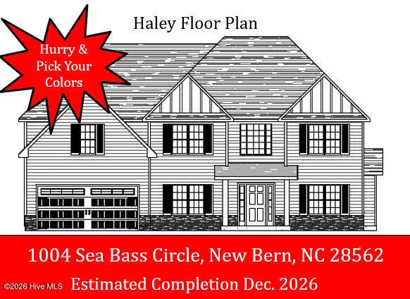 1004 Sea Bass Circle, New Bern, NC 28562 – photo 1 of 29: MLS Photo 8-13-26