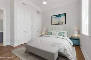 805 Mulberry Street Unit 108, Beaufort, NC 28516 — 3-bedroom condo in 805 Mulberry, Beaufort, NC, photo 6 of 25: Primary Bedroom