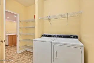 250 Woodlands Way Unit 14, Calabash, NC 28467 — 3-bedroom condo in Woodlands @ Crow Creek, Calabash, NC, photo 9 of 49: Laundry