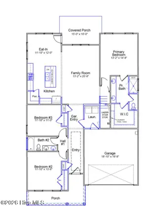 257 Planters Walk, Hampstead, NC 28443 — 4-bedroom home in East Wynd, Hampstead, NC, photo 2 of 19: ETW 28 First Floor