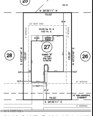 263 Sand Dollar Lane 27, Southport, NC 28461 – photo 23: Plot plan