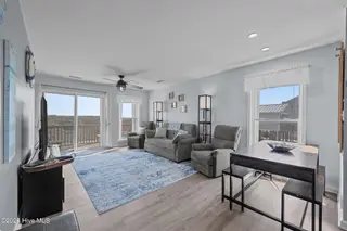 3802 Island Drive, North Topsail Beach, NC 28460 – photo 14: Livingroom with ocean view