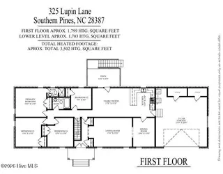325 Lupin Place, Southern Pines, NC 28387 – photo 2: Floor plan - main level