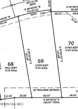 625 Vale Drive, Wilmington, NC 28411 – photo 2: 625 Vale - Lot 69 Zoomed In