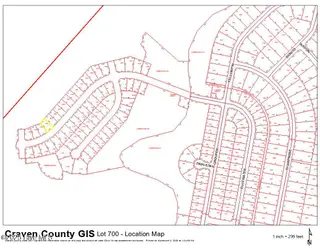 4024 Bluewater Boulevard, New Bern, NC 28562 – photo 6: Lot 700 Location Map