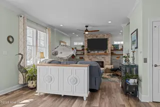 127 Sound Point Drive, Harkers Island, NC 28531 – photo 12: Living room View 1