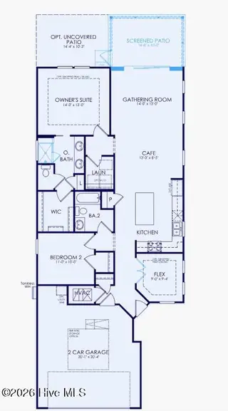 4157 Yellow Flag Iris Street, Leland, NC 28479 – photo 3: Contour Floorplan