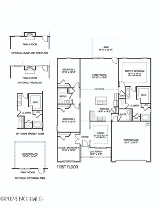 161 Firethorn Circle, Wallace, NC 28466 – photo 24: Floor Plan