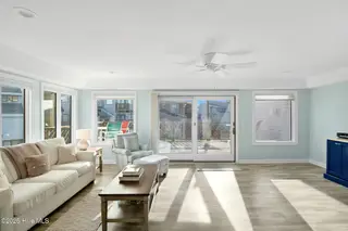 301 Salter Path Road 12 Genesis, Pine Knoll Shores, NC 28512 – photo 10: Open Living Room with Ocean Views