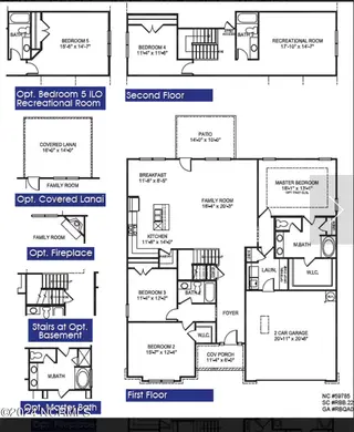 442 Seashore Street, Grimesland, NC 27837 – photo 2: SP 071 2604 Floor plan