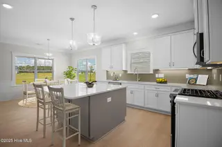 201 Windswept Lane, Beaufort, NC 28516 – photo 3: Open Concept Kitchen & Breakfast Nook