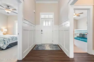 6475 Bryson Drive SW, Ocean Isle Beach, NC 28469 – photo 6: Vaulted ceiling foyer/LVP