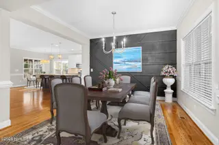 3389 Buffaloe Ridge Court, Rocky Mount, NC 27804 — 3-bedroom home in Tharrington Way, Rocky Mount, NC, photo 5 of 38: Staged Dining Room