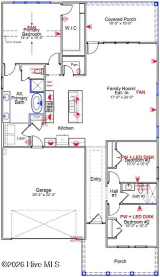 9247 Salty Breeze Place, Leland, NC 28451 — 3-bedroom home in Grand Park, Leland, NC, photo 2 of 47: 293 1st floor